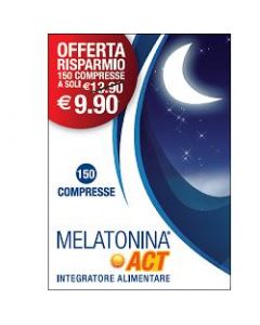Melatonina Act 1mg Integratore per il Sonno 150 compresse