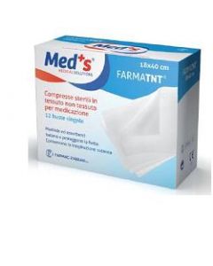 Med's Compresse Di Garza Sterile TNT 36 x 40 cm 12 Pezzi