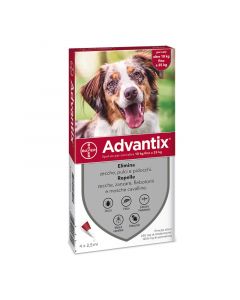 Advantix Spot-On Cani da 10 a 25 kg 4 Pipette Monodose