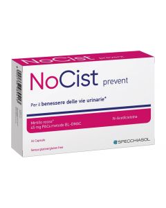 Specchiasol NoCist Prevent Integratore Drenante e Vie Urinarie 24 Capsule
