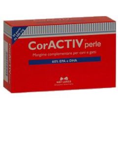 Nbf Lanes Coractiv Integratore Di Acidi Grassi Omega3 Cani e Gatti 50 Perle