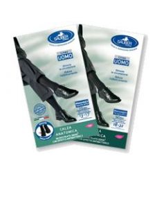 Sauber Linea Uomo Calza Anatomica Filato QSKIN 140 Den Taglia G Blu