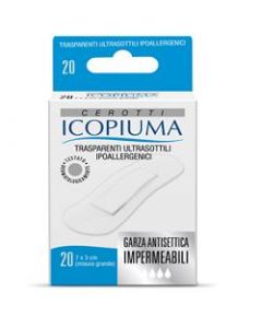 Icopiuma Cerotti Trasparenti Misura Grande 20 Pezzi