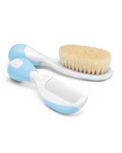 CHICCO SPAZZOLA + PETTINE AZZURRO