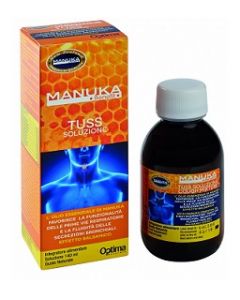 Optima Manuka Benefit Tuss Soluzione Integratore Benessere Vie Respiratorie 140 ml