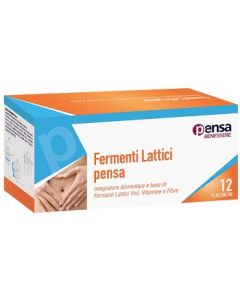 Pensa Pharma Fermenti Lattici e Vitamina B Integratore 12 Flaconcini 7 ml