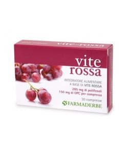 Farmaderbe Vite Rossa Integratore 30 Compresse