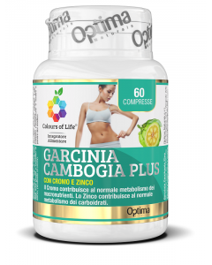 Optima Colours Of Life Garcinia Cambogia Plus Integratore Peso Corporeo 60 Compresse