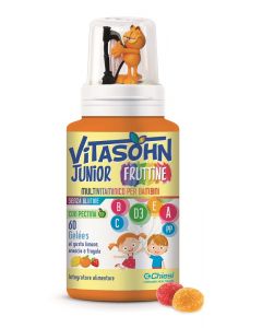 VitaSohn Junior Fruttine Integratore Multivitaminico Bambini 60 Caramelle
