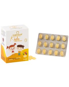 Omegor Kids Tutti Frutti Integratore Alimentare 60 Capsule Masticabili
