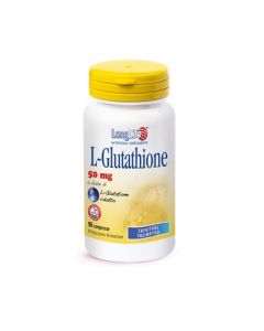 LongLife L-Glutatione 50 mg Integratore Antiossidante 90 Compresse