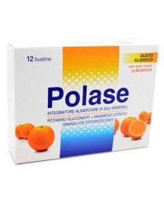 Polase Integratore Sali Minerali Gusto Arancia 12 Bustine