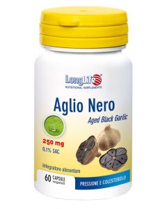 LongLife Aglio Nero 250mg Integratore Alimentare 60 Capsule