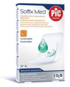 Pic Soffix Med Cerotti Anti Batterici 10x12 5 Pezzi
