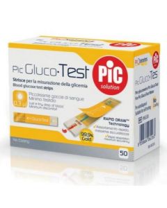 Pic Glucotest Strisce Per Misurazione Glicemia 50 Pezzi