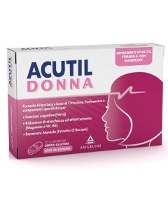 Acutil Donna Integratore Benessere Mentale 20 Compresse