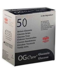 OGcare Glicemia Strisce Misurazione Glicemia 50 Pezzi