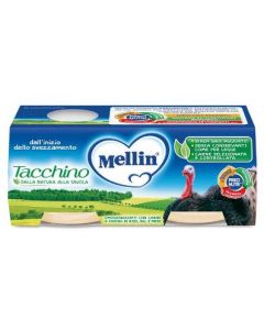 MELLIN-OMO.TACCHINO 2X80G