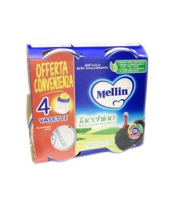 MELLIN-OMO.TACCHINO 4X80G