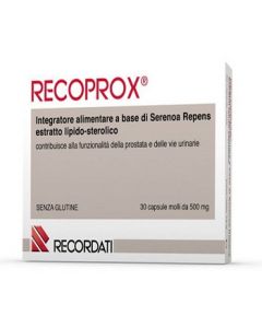 Recoprox Integratore Prostata e Vie Urinarie 30 Capsule Molli