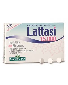 Naturando Lattasi 15000 Integratore 20 Capsule