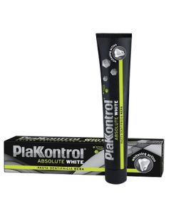 PlakKontrol Absolute White Pasta Dentifricia Nera Sbiancante 75 ml