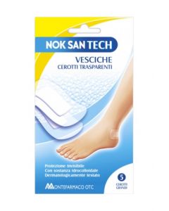 Noksan Tech Vesciche Cerotto Tasparente Grande 5 Cerotti