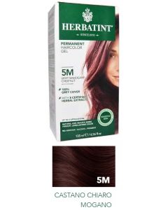 Herbatint Tintura Capelli Gel Permanente 5M Castano Chiaro Mogano 150 ml