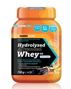 Named Sport Hydrolysed Advanced Whey Vaniglia Integratore Proteico 750 g