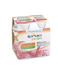 Resource 2.0+Fibre Fragola Bevanda Con Fibre 200 ml