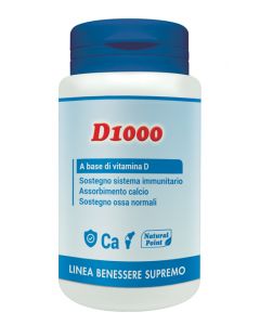Natural Point D1000 Integratore Vitamina D 70 Capsule