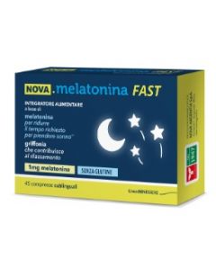 Nova Argentia Nova Melatonina Fast Integratore Alimentare 45 Compresse