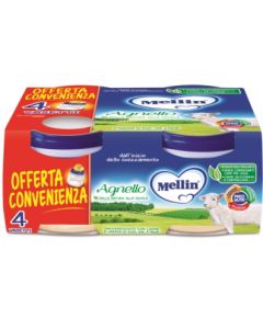 MELLIN-OMO.AGNELLO 4X80G