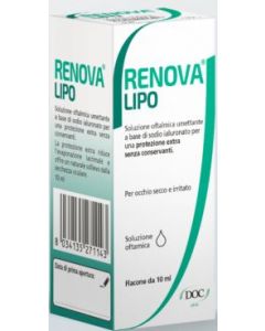 Renova Lipo Soluzione Oftalmica Umettante Acido Ialuronico 0,4% 10 ml