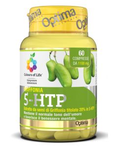 Optima Colours of Life Griffonia 5-HTP Integratore Tono dellUmore 60 Compresse