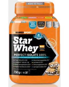 Named Sport Star Whey Isolate Cookies&Cream Integratore di Proteine Isolate del Siero del Latte 750 g