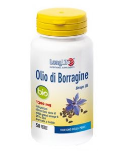 LongLife Olio Di Borragine Bio Integratore Pelle 50 Perle