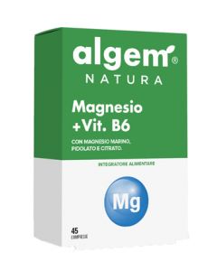 Algem Natura Magnesio Marino & Vitamina B6 Integratore Alimentare 45 Compresse