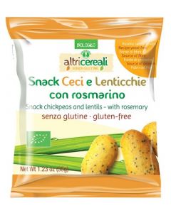 Altri Cereali Snack Ceci E Lenticchie Con Rosmarino Senza Glutine 35g