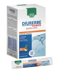 ESI Diurerbe Forte Integratore Diuretico Ananas 24 Pocket Drink