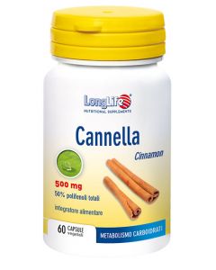 LongLife Cannella 500mg Integratore Alimentare 60 Capsule