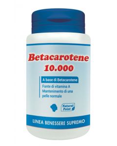 Natural Point Betacarotene 10000 Integratore 80 Perle