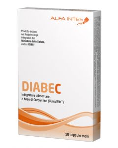 Diabec Integratore Antiossidante 20 Capsule Molli