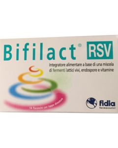 Bifilact RSV Integratore Fermenti Lattici Vivi 14 Flaconcini