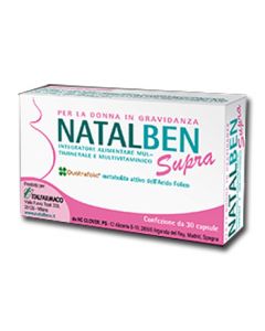 Natalben Supra Integratore Gravidanza 90 Capsule Molli