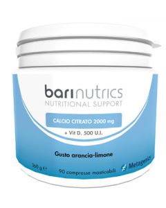 Barinutrics Calcio Integratore Alimentare Gusto Agrumi 90 Compresse