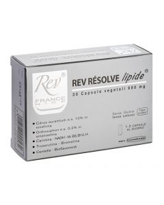 Rev Resolve Lipide Integratore Drenante e Anticellulite 30 Capsule