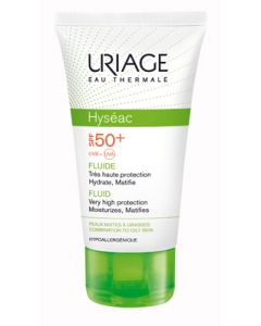 Uriage Hyséac Fluido Solare SPF 50+ Pelle Mista e Grassa 50 ml