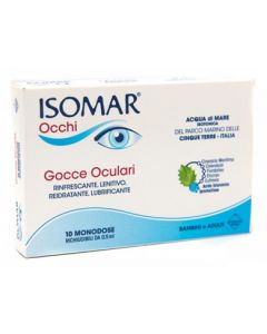 Isomar Occhi Monodose Gocce Oculari Occhi Rossi 10 Flaconcini