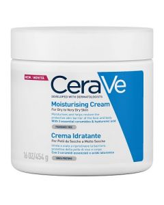 CeraVe Crema Idratante Viso e Corpo Pelle Secca a Molto Secca 454 g